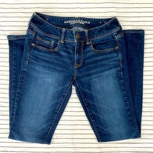 American Eagle jean kick boot style